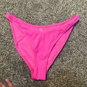 SKIMS DIPPED MID WAIST TAFFY SWIMSUIT BOTTOMS